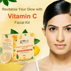 Globus Naturals Vitamin C & Hyaluronic Acid Facial Kit | Grocsy