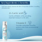 Raaga Professional Hydro Brilliance Face Cleansing Mousse With 2% Lactic Acid & Vitamin E | Grocsy