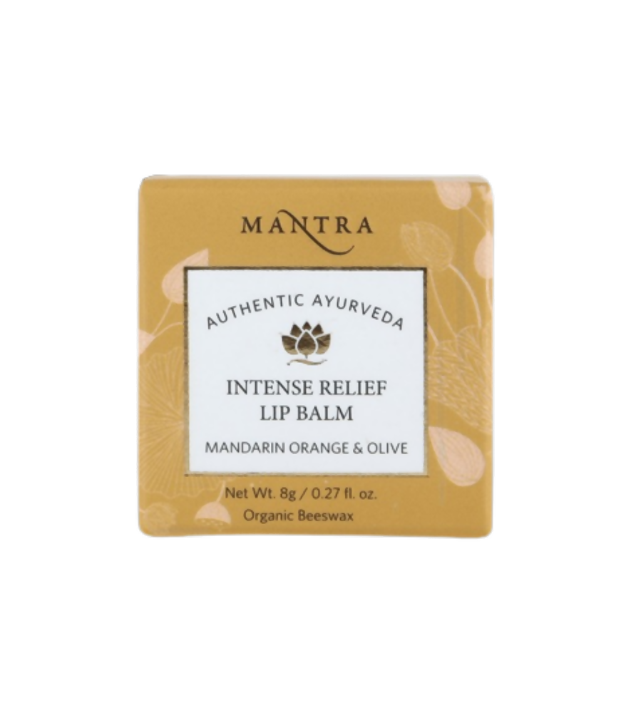 Mantra Herbal Intense Relief Lip Balm Mandarin Orange & Olive | Grocsy