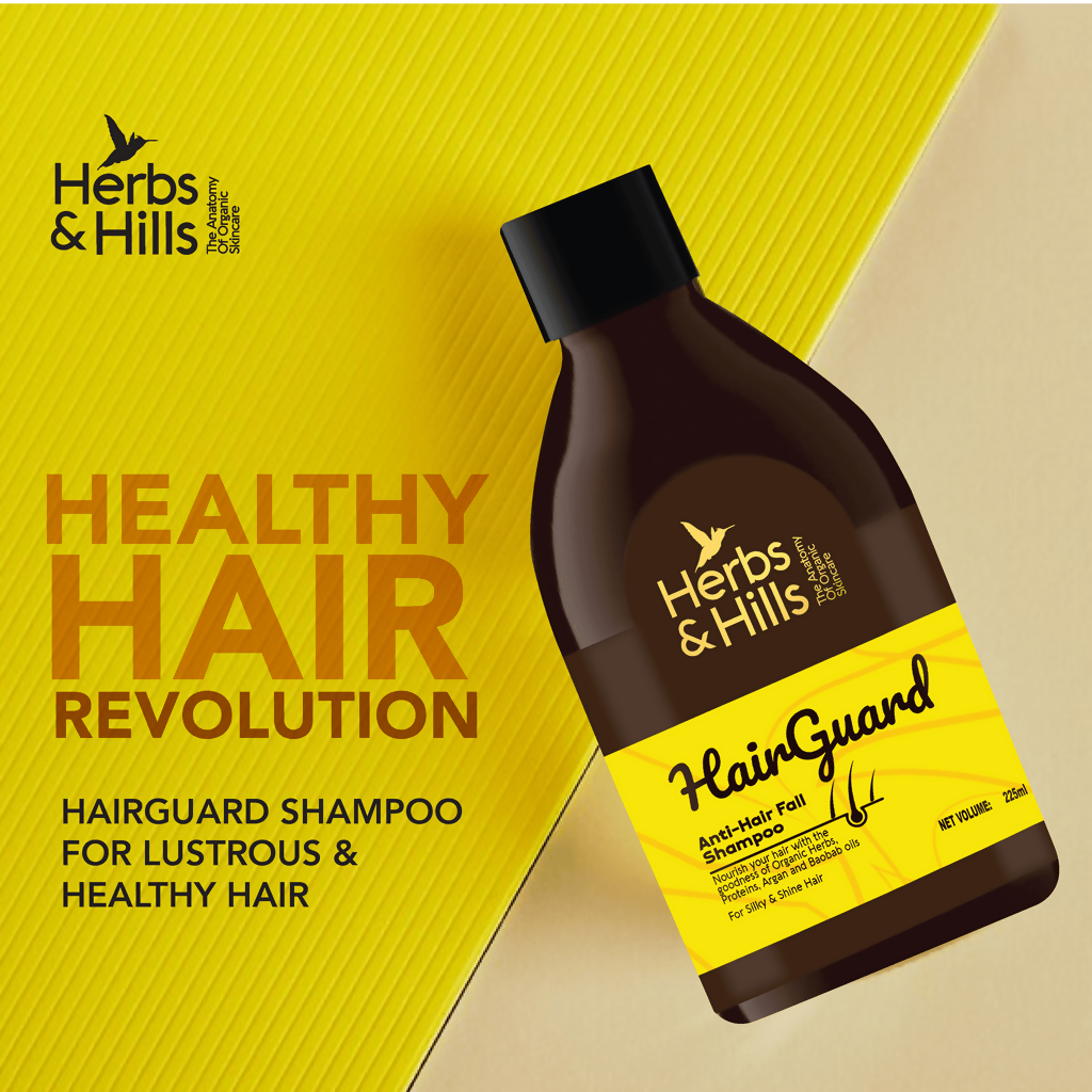 Herbs & Hills Hair Guard Anti Hair Fall Shampoo | Grocsy