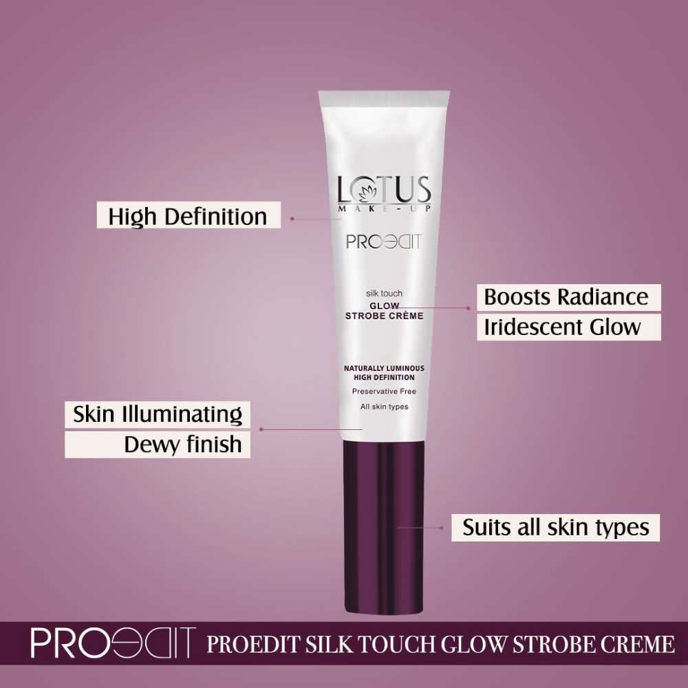Lotus Make Up Proedit Silk Touch Glow Strobe Creme - Gold | Grocsy