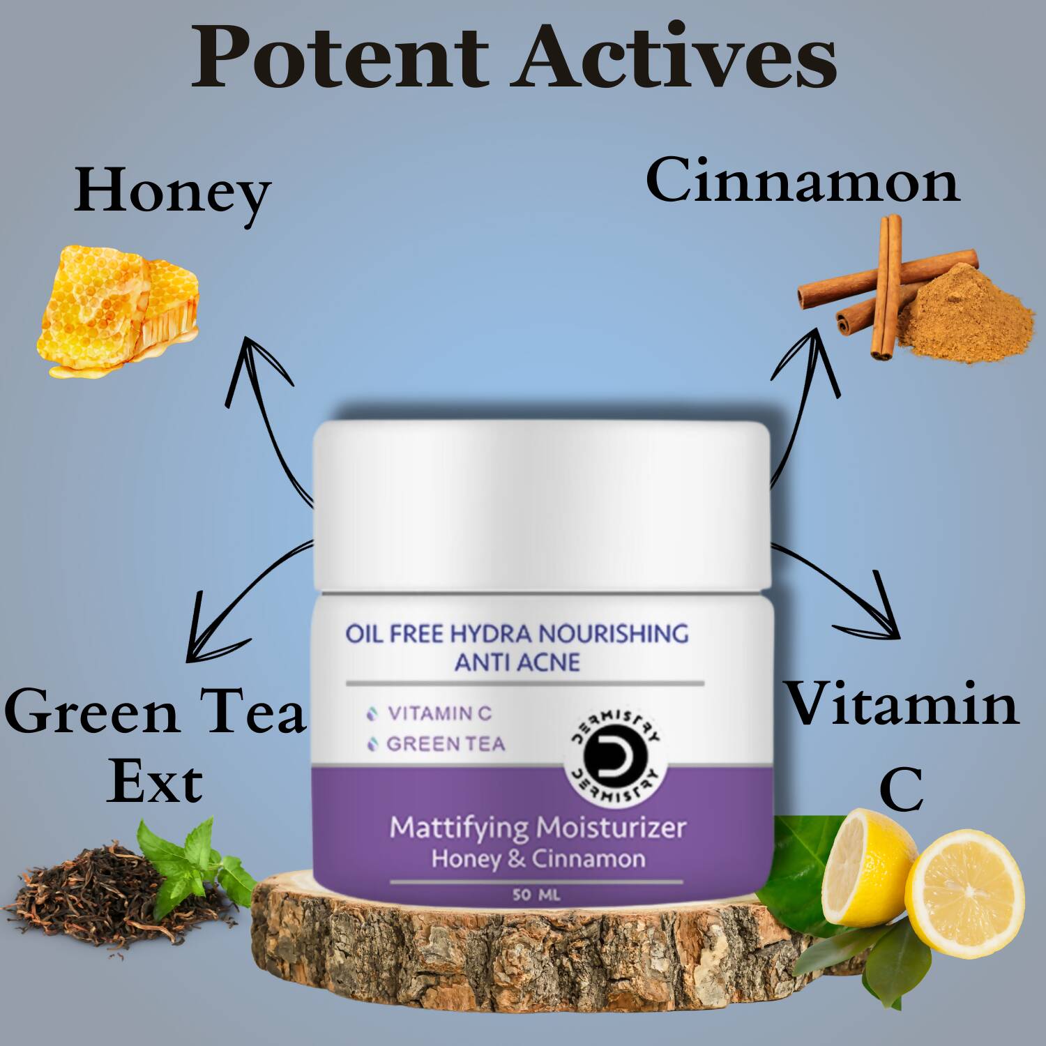 Dermistry Mattifying Moisturizer & Anti Acne Foaming Face Wash | Grocsy