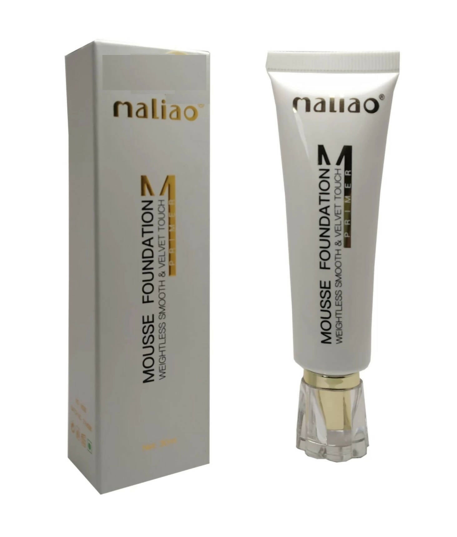 Maliao Primer Weightless Smooth & Velvet Touch Mousse Foundation | Grocsy