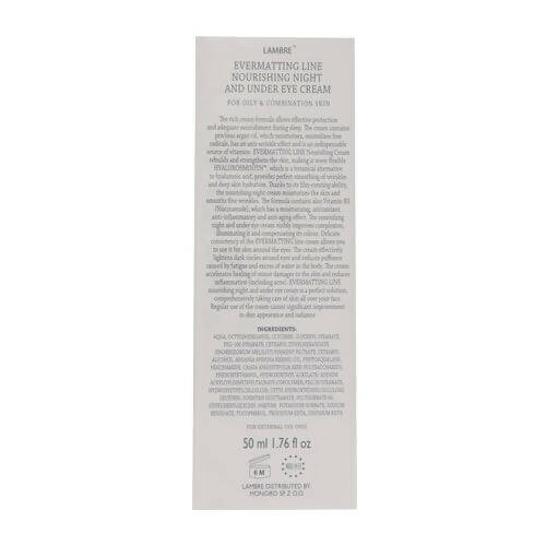 Lambre Evermatting Line Nourishing Night And Under Eye Cream | Grocsy
