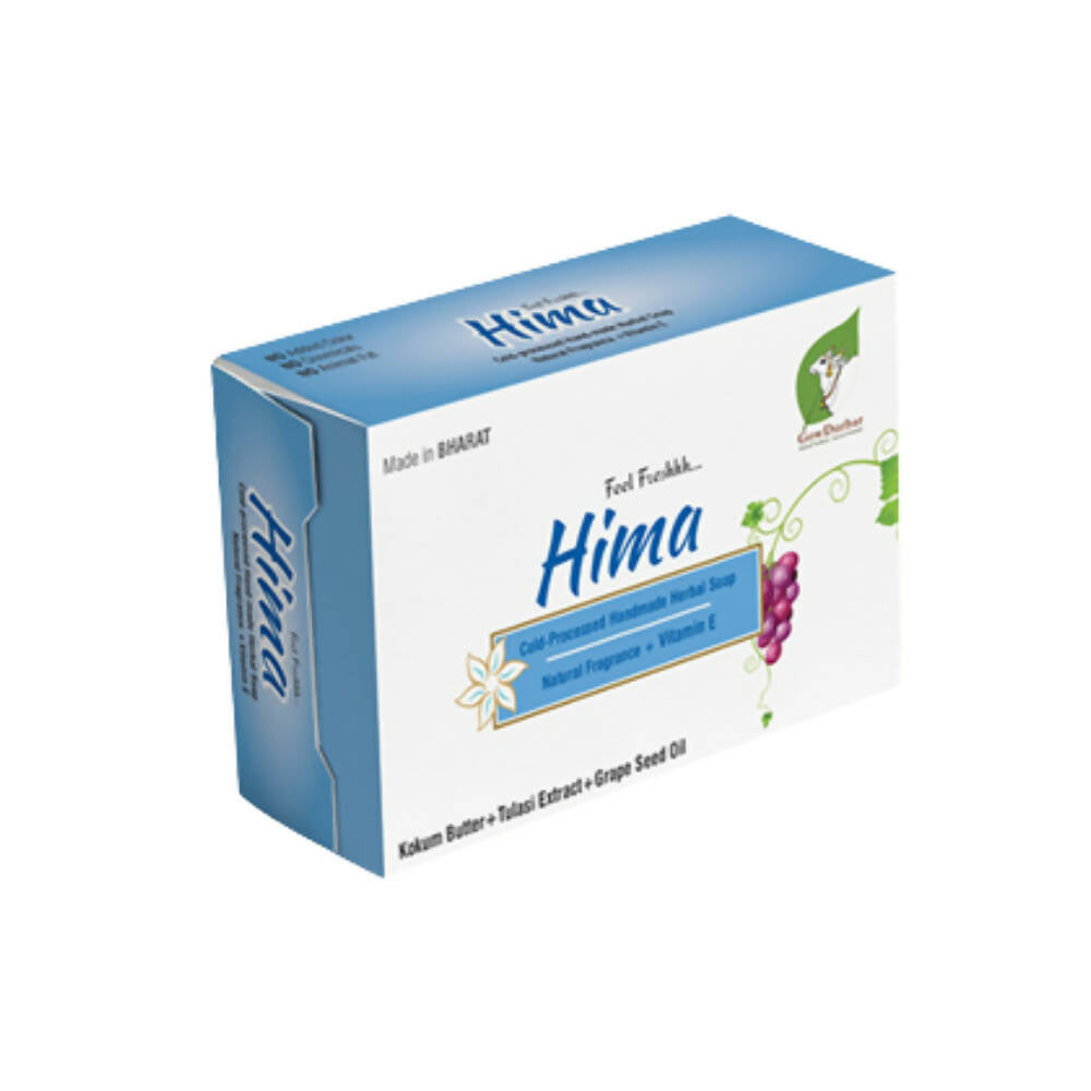 GowDurbar Hima-Cold Processed Handmade Herbal Soap | Grocsy