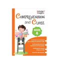 Scholars Insights Comprehension and Cloze Grade 4|English Vocabulary, Grammar Skill Book 4| Ages 9-10 Years | Grocsy