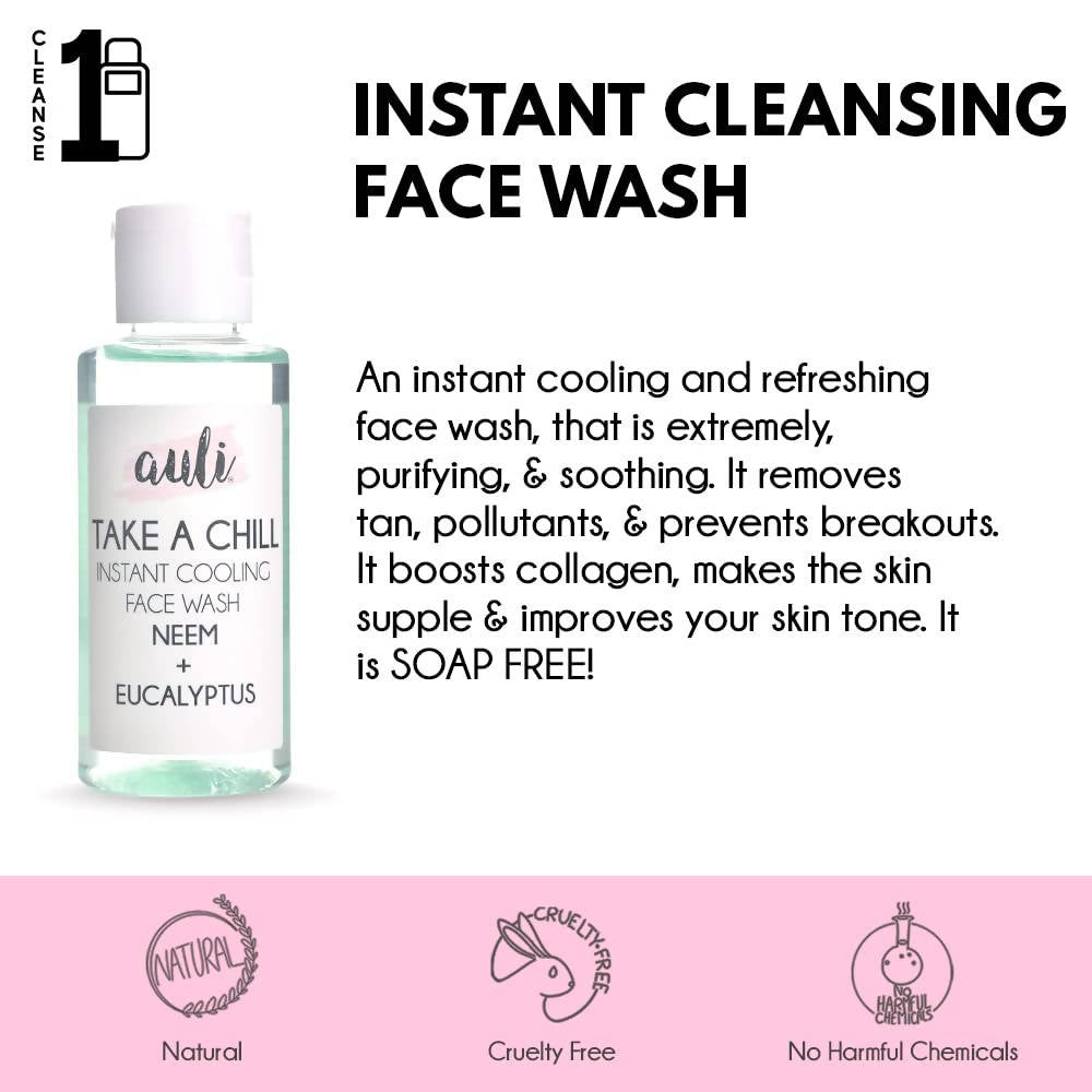 Auli Take A Chill Instant Cooling Face Wash | Grocsy