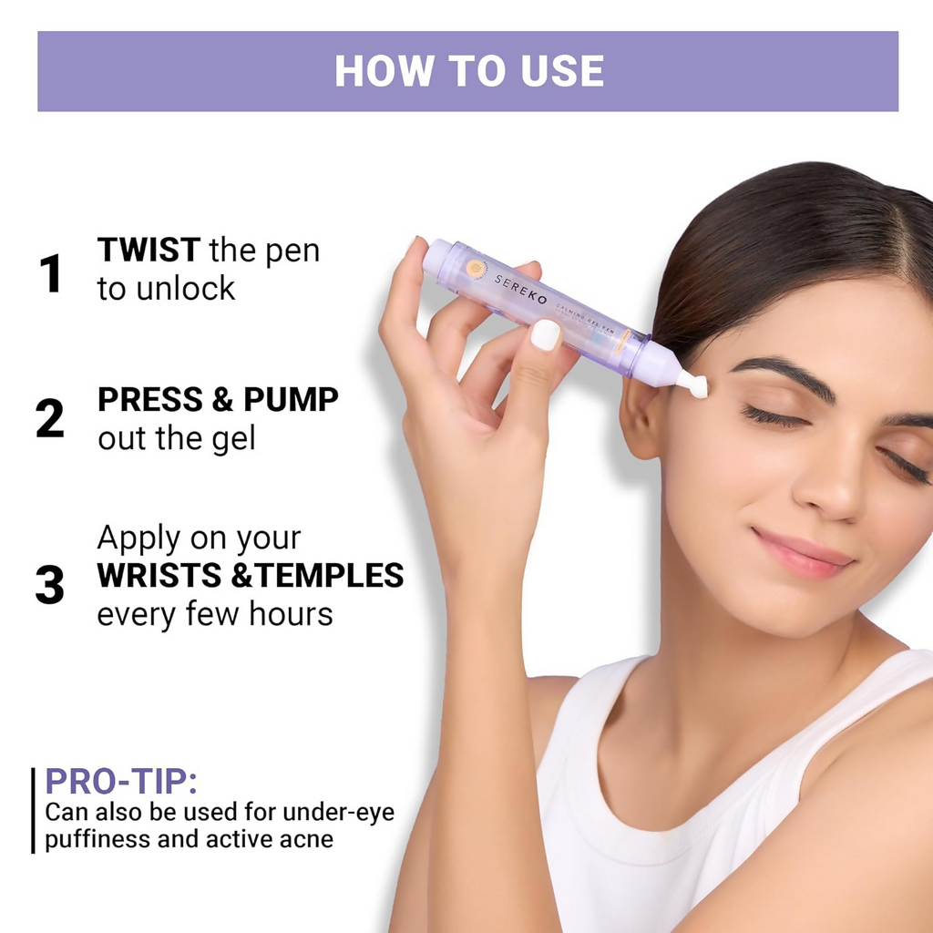 Sereko Calming Under Eye Cream Gel Pen | Grocsy