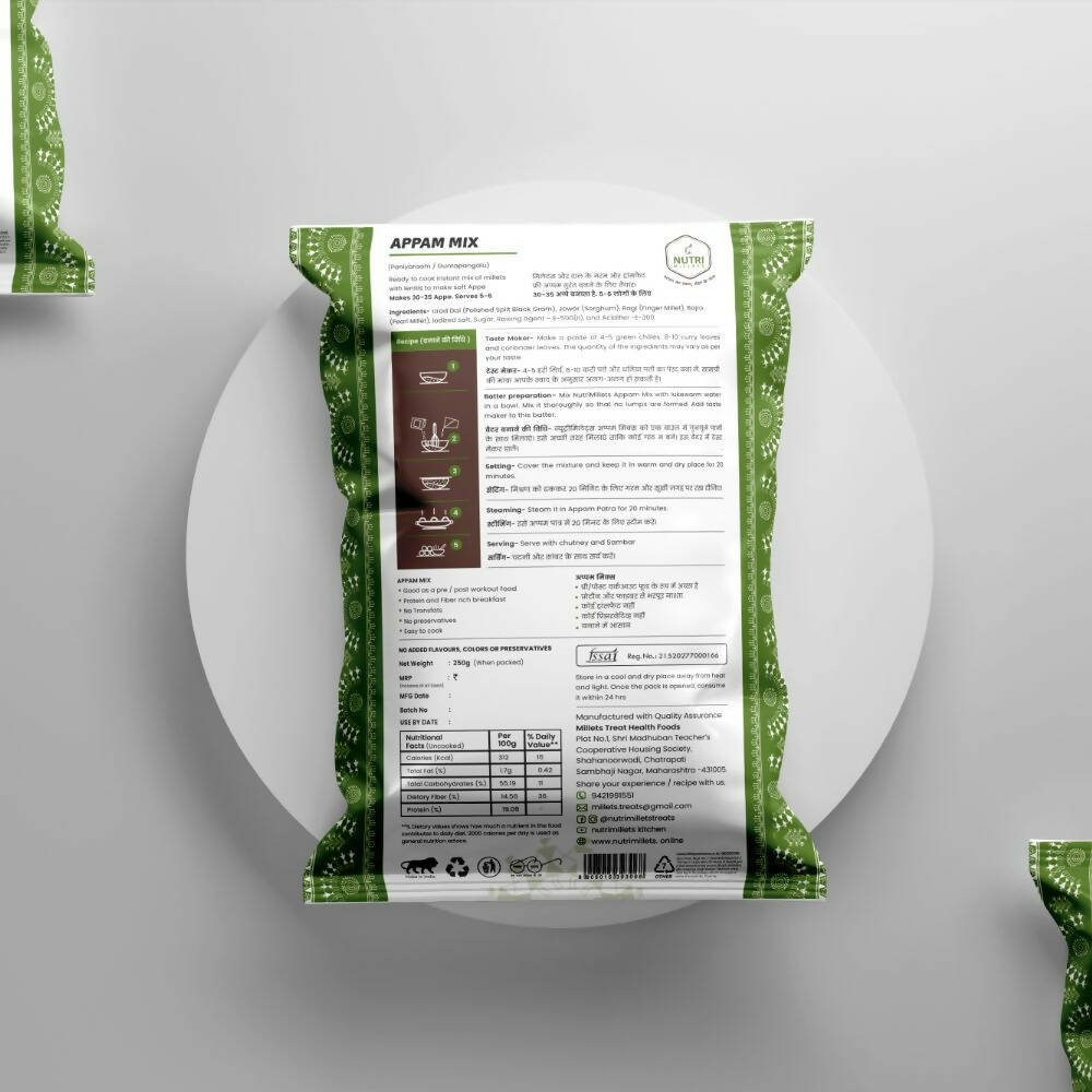 NutriMillets Appam Mix | Grocsy