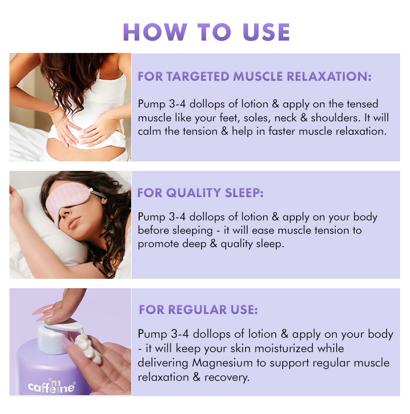 mCaffeine Take It Easy 10% Magnesium Body Lotion | Grocsy
