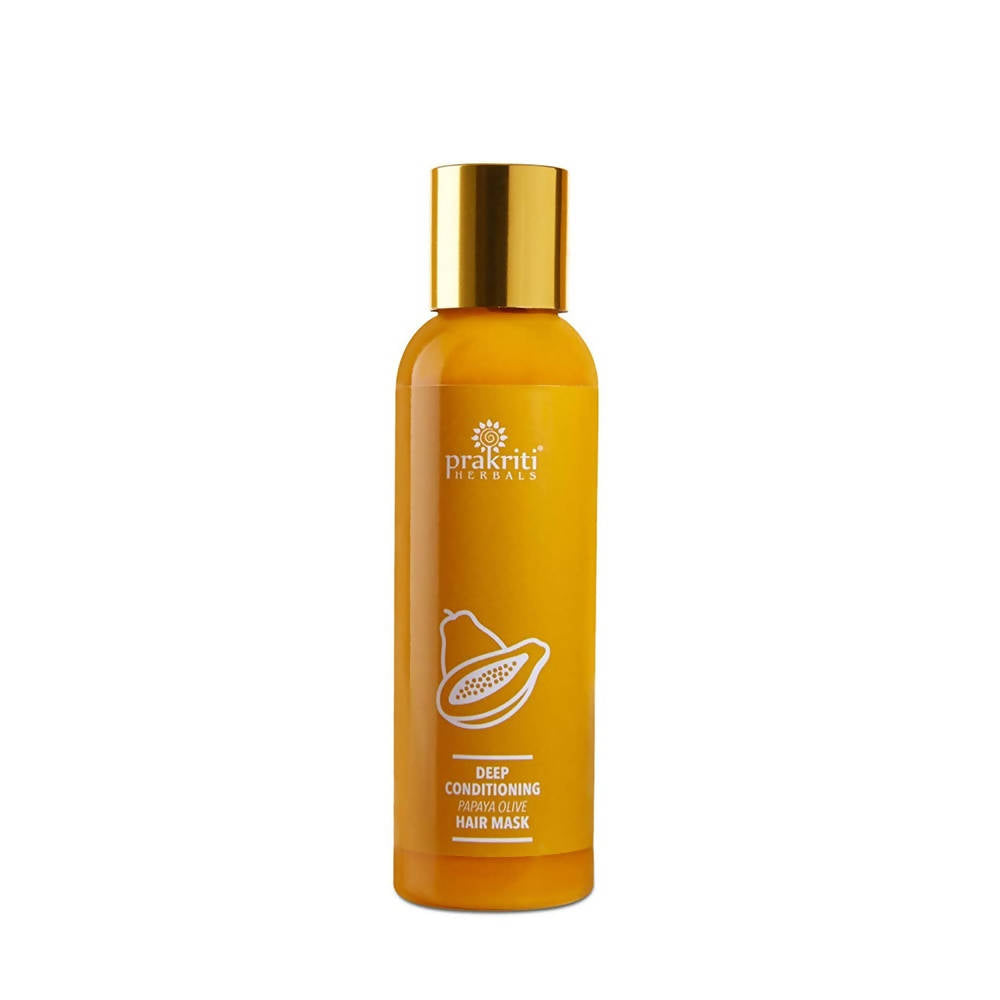 Prakriti Herbals Deep Conditioning Papaya Olive Hair Mask | Grocsy