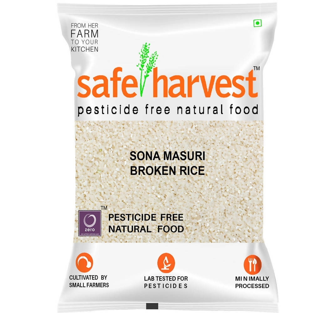 Safe Harvest Sona Masuri Broken Rice | Grocsy