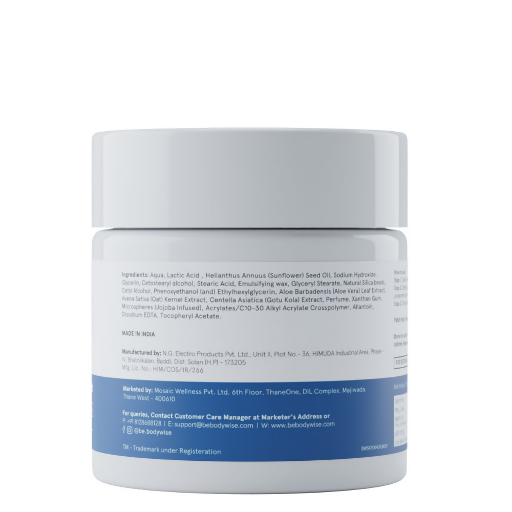 BeBodywise 10% AHA Lactic Acid Body Scrub | Grocsy
