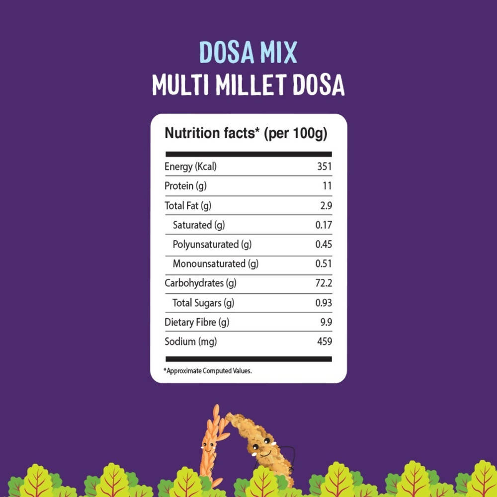 Timios Organic Multi Millet Dosa Mix | Grocsy