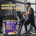 Scitron Nitro Series Hyper Mass Gainer Milk Chocolate | Grocsy
