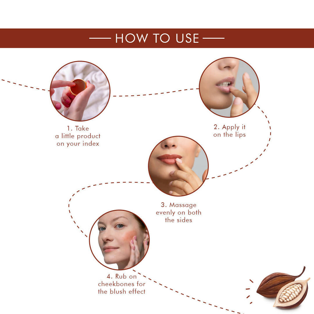 Korus Essential Cocoa Lip & Cheek Tint Balm | Grocsy