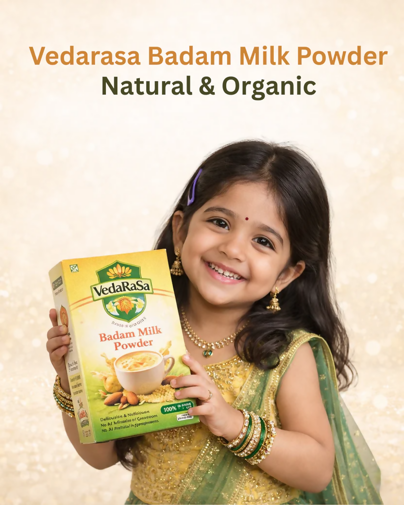 VedaRasa Badam Milk Powder Instant Almond Drink Mix | Grocsy