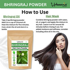 Urbaano Herbal Pure Bhringraj Powder Eclipta alba For Hair Growth Hair Mask | Grocsy