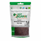 Just Organik Masoor Whole (Kali Masoor) | Grocsy