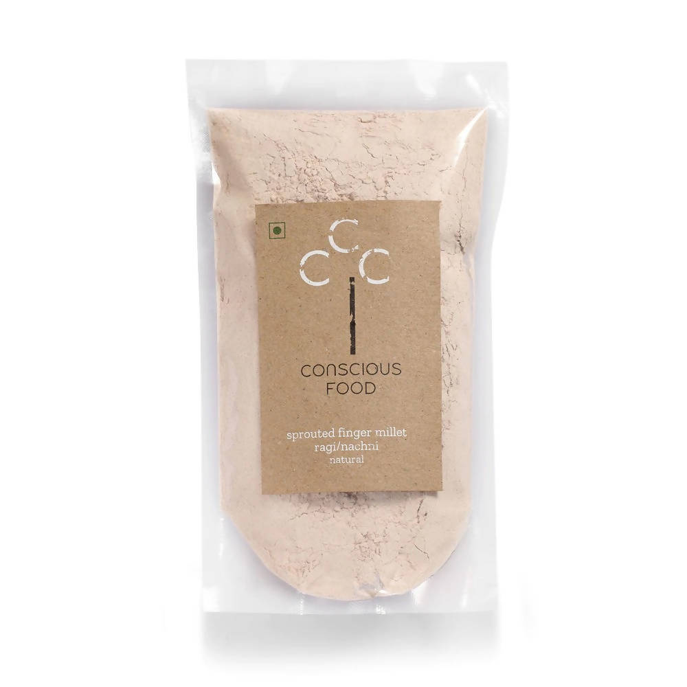 Conscious Food Sprouted Finger Millet Flour (Ragi/Nachni Atta) | Grocsy