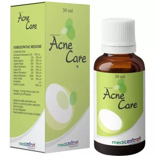 Medilexicon Homeopathy Acne Care Drops | Grocsy