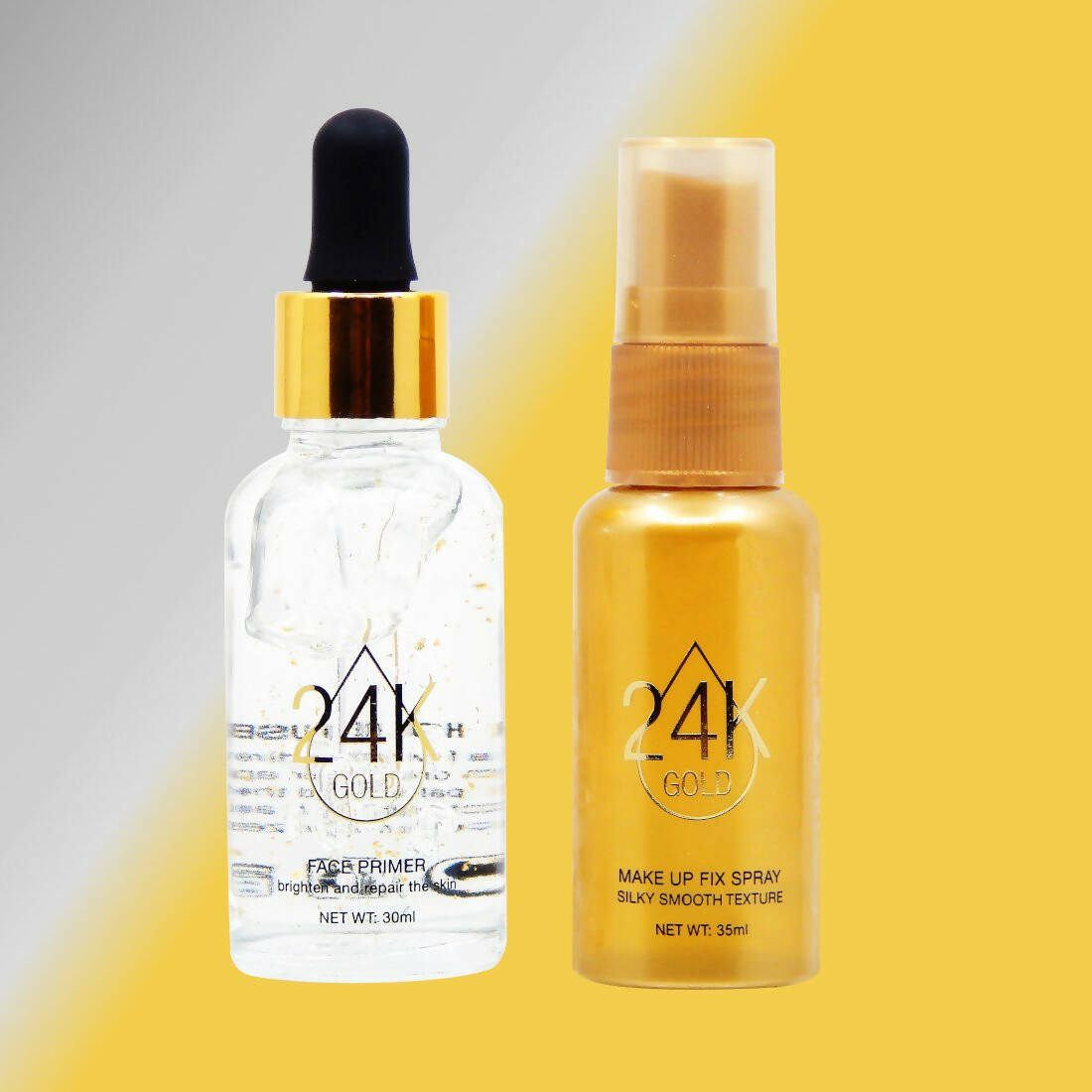 Maliao 24K Gold 2 In1 Face Primer And Makeup Fix Spray | Grocsy
