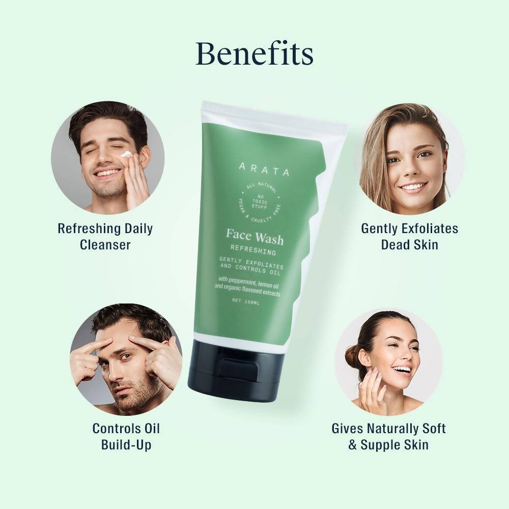 Arata Refreshing Face Wash | Grocsy