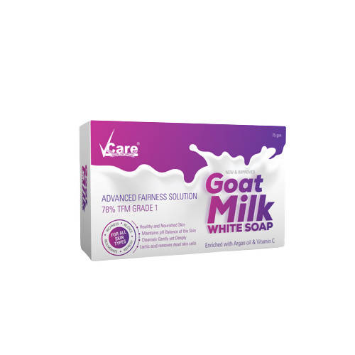 VCare Goat Milk White Soap | Grocsy