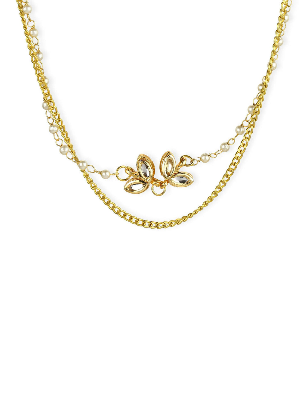 Women's Gold-Polished Chain - Ruby Raang | Grocsy