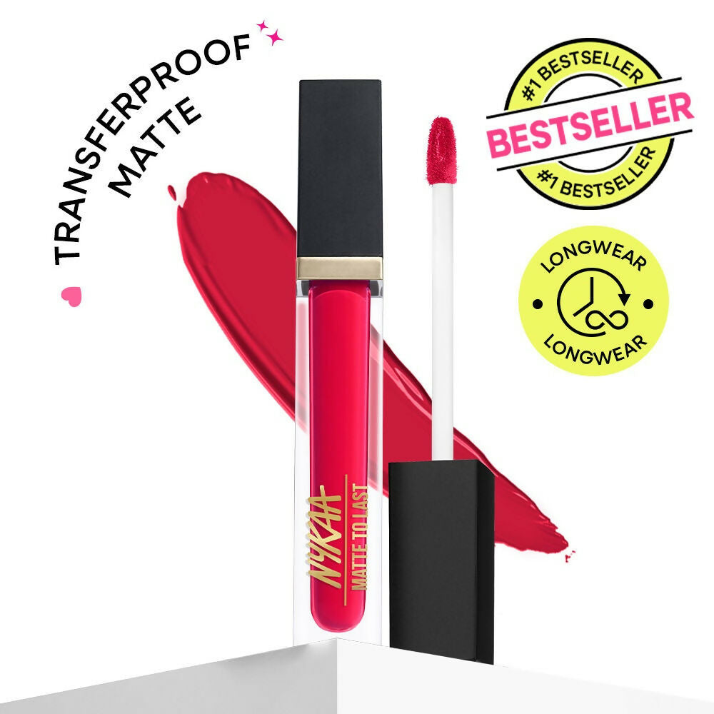 Nykaa Matte To Last ! Transferproof Liquid Lipstick - Mishti -10 | Grocsy