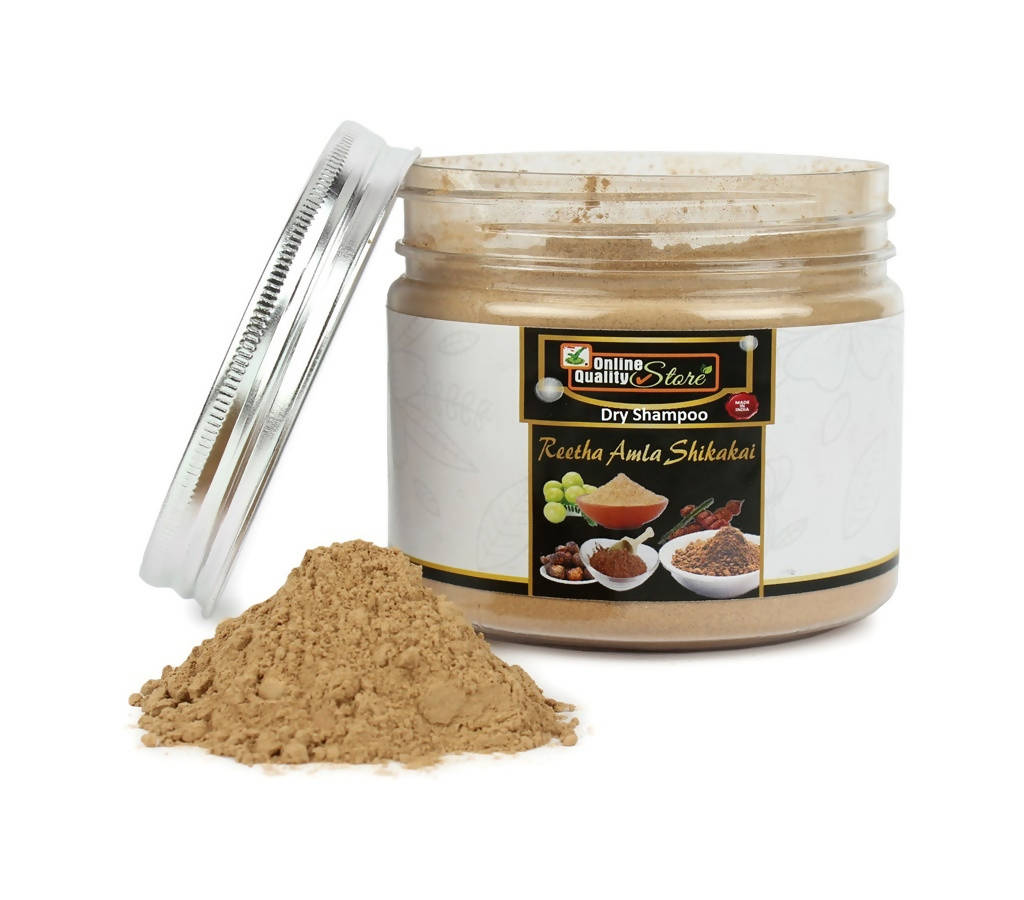 Online Quality Store Dry Shampoo Reetha, Amla, Shikakai Powder | Grocsy