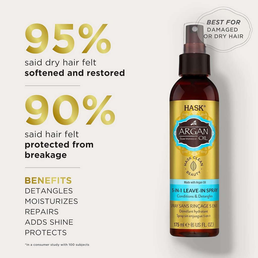 HASK Argan Oil 5-IN-1 Leave-IN-Conditioner Spray | Grocsy