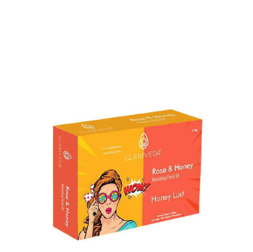 Glamveda Rose & Honey Nourishing Facial Kit | Grocsy