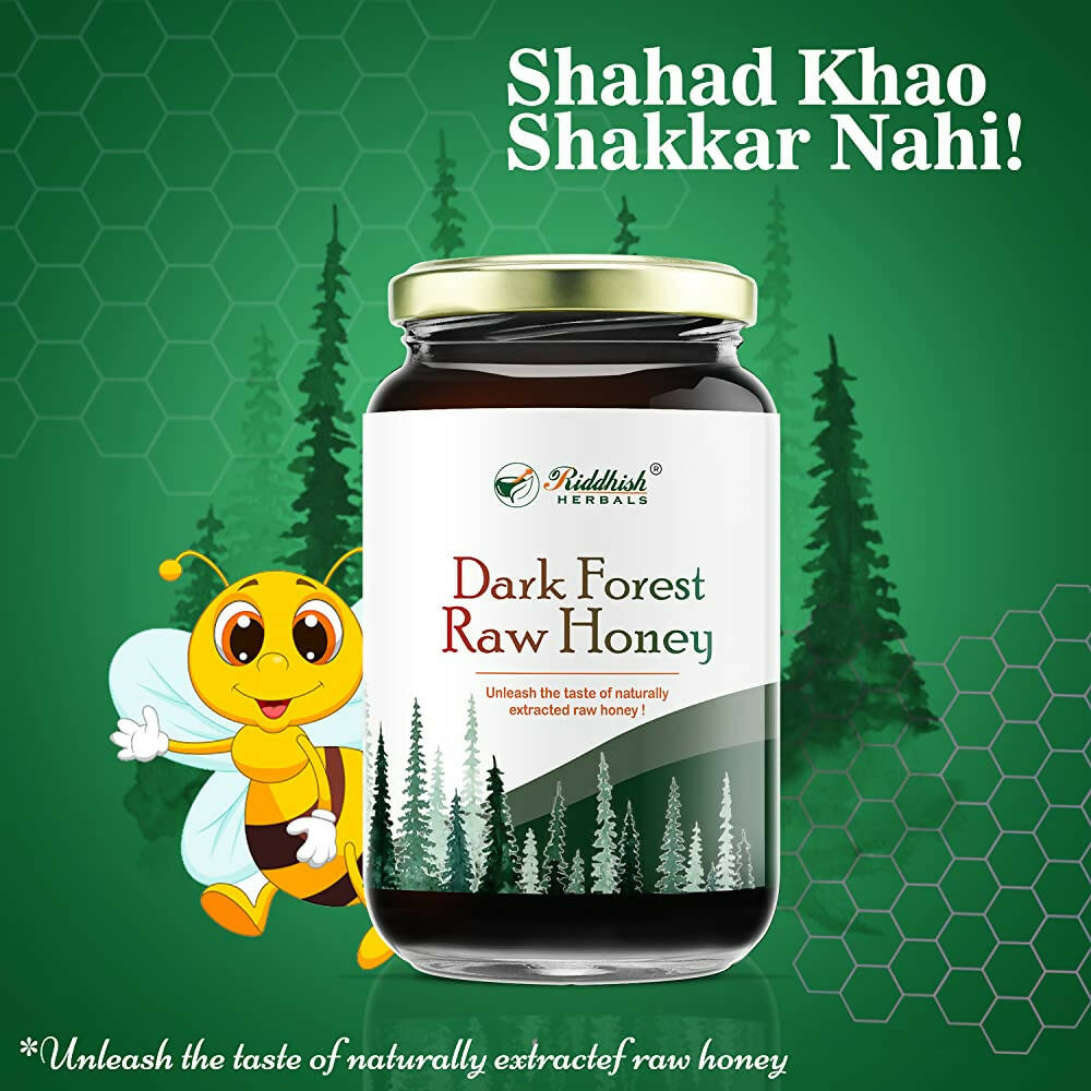 Riddhish Herbals Dark Forest Raw Honey | Grocsy