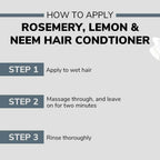 Rivona Naturals Rosemary, Lemon & Neem Hair Conditioner | Grocsy