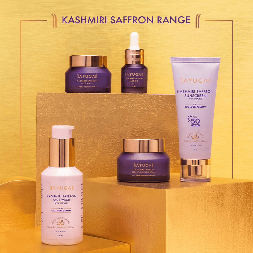 Ayuga Kashmiri Saffron Face Mask | Grocsy