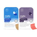 Wellbeing Nutrition Melts Restful Sleep & Healthy Hair Strips Combo | Grocsy
