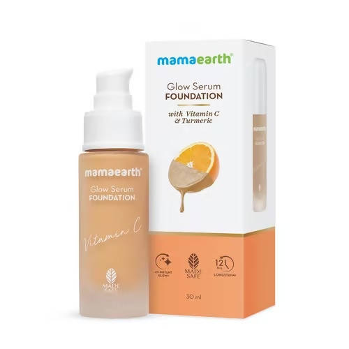 Mamaearth Glow Serum Foundation-Beige Glow | Grocsy