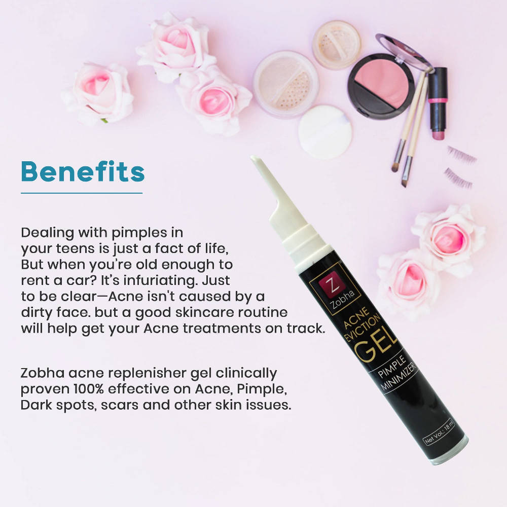 Zobha Acne Eviction Gel Pimple Minimizer | Grocsy