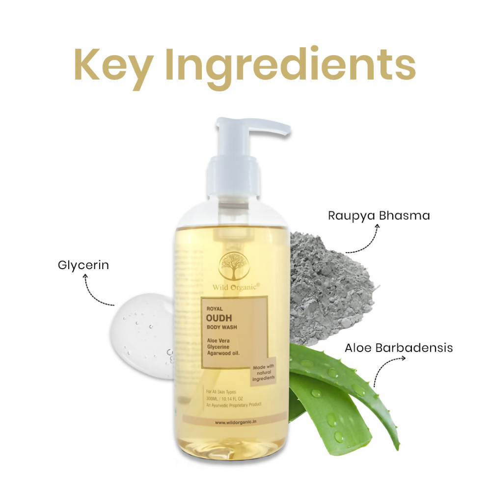 Wild Organic Royal Oudh Body Wash | Grocsy