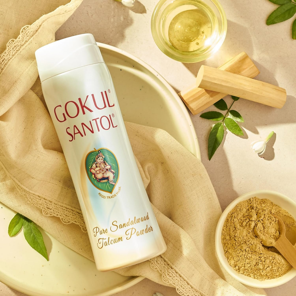 Gokul Santol Pure Sandalwood Talcum Powder | Grocsy