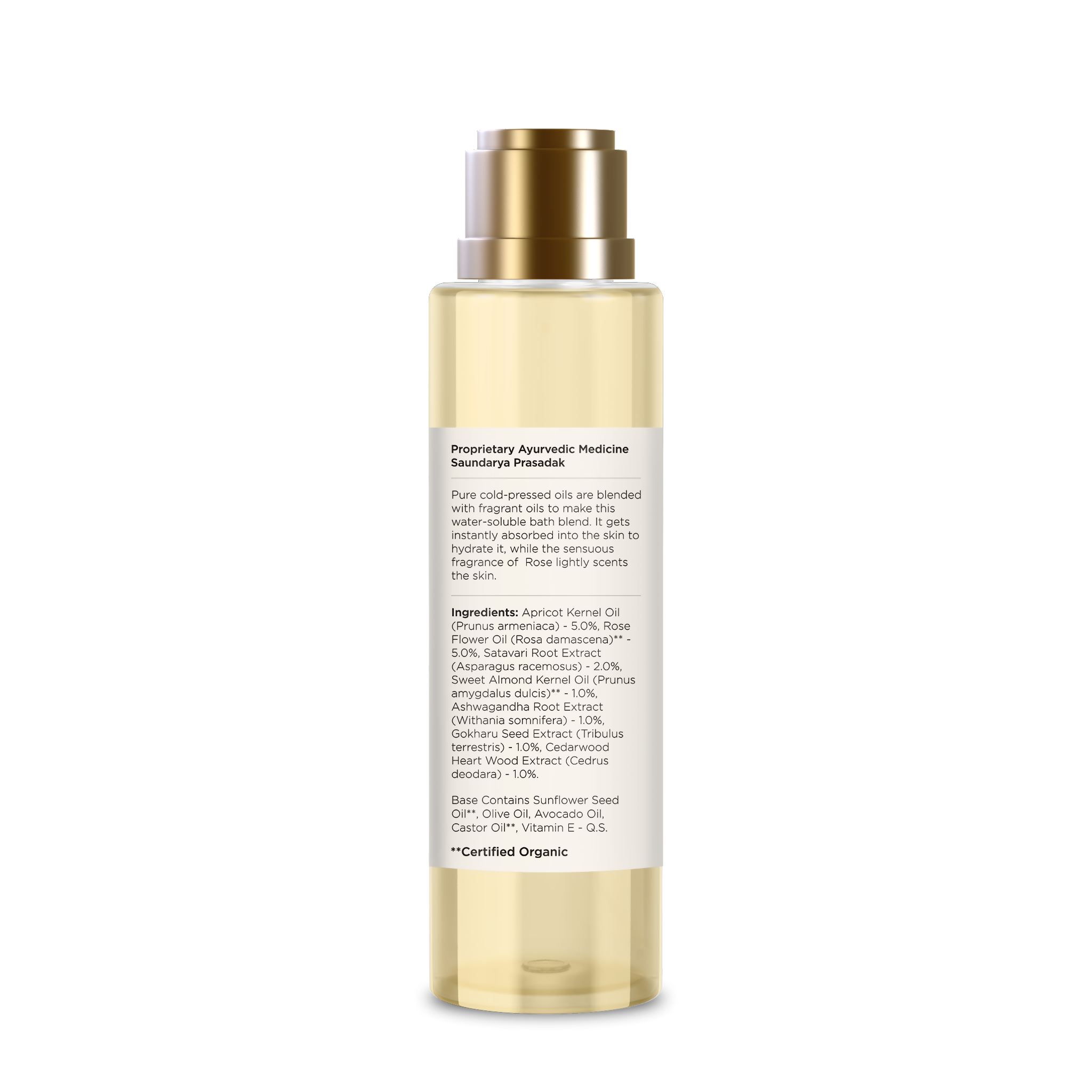 Forest Essentials After Bath Oil Indian Rose Absolute - Nourishing After Shower Body Oil | Grocsy