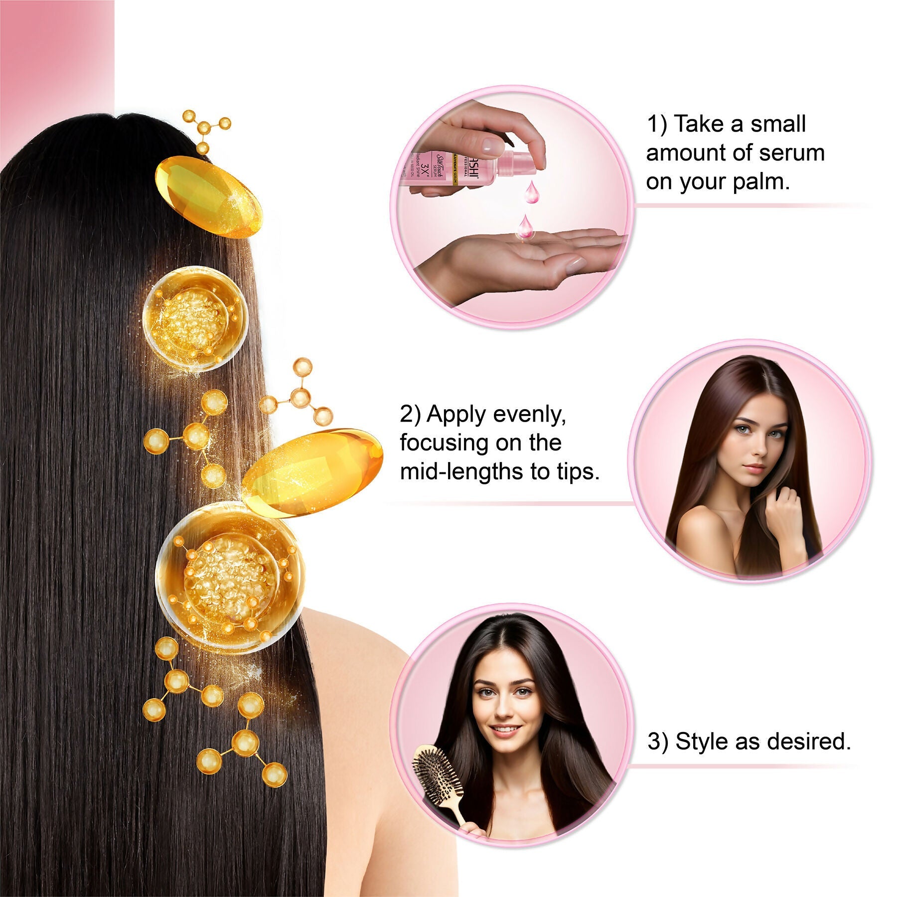 Nashi EverSilk Camellia Seed Oil Hair Serum for Men & Women | Grocsy
