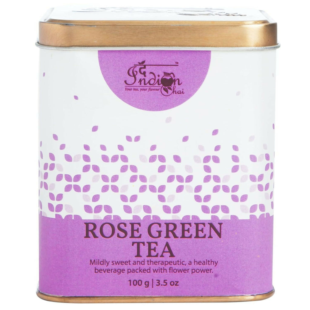 The Indian Chai - Rose Green Tea | Grocsy