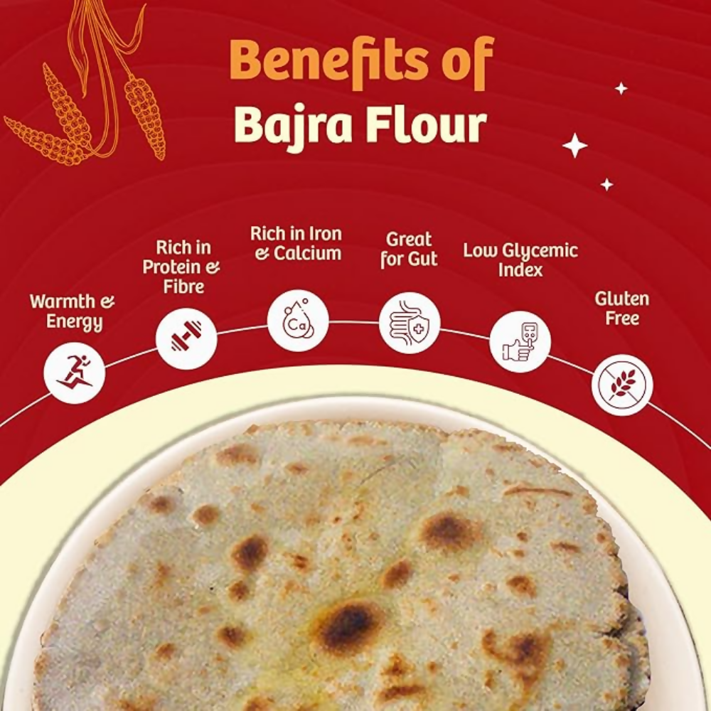 Naario Bajra atta 100% Organic Millet Flour | Grocsy