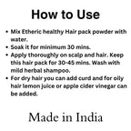 Etheric Healthy Hair Pack – Herbal Hair Growth & Hair Fall Control Treatment | Grocsy