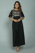 Alvano Printed Stylish Anarkali Kurti for Women and Girls Rayon Embroidery | Grocsy