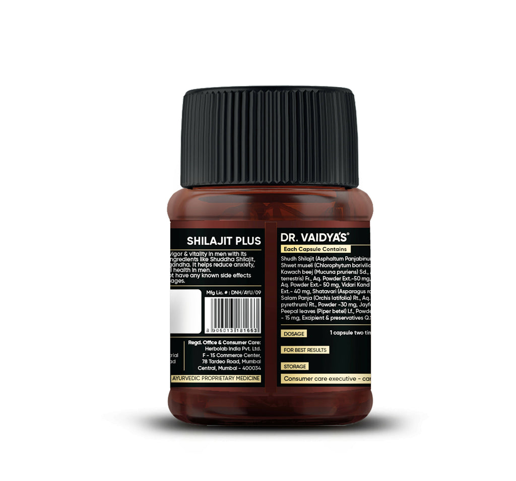 Dr. Vaidya's SJ Plus Capsules | Grocsy