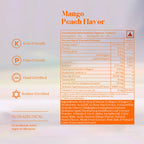 Wellbeing Nutrition Beauty Korean Marine Collagen Peptides-Mango Peach Flavor | Grocsy