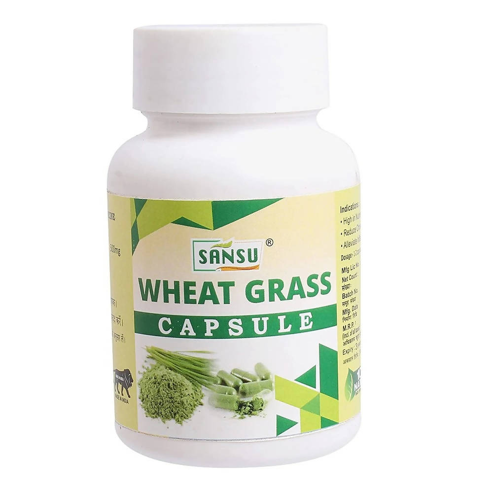 Sansu Wheat Grass Capsules | Grocsy